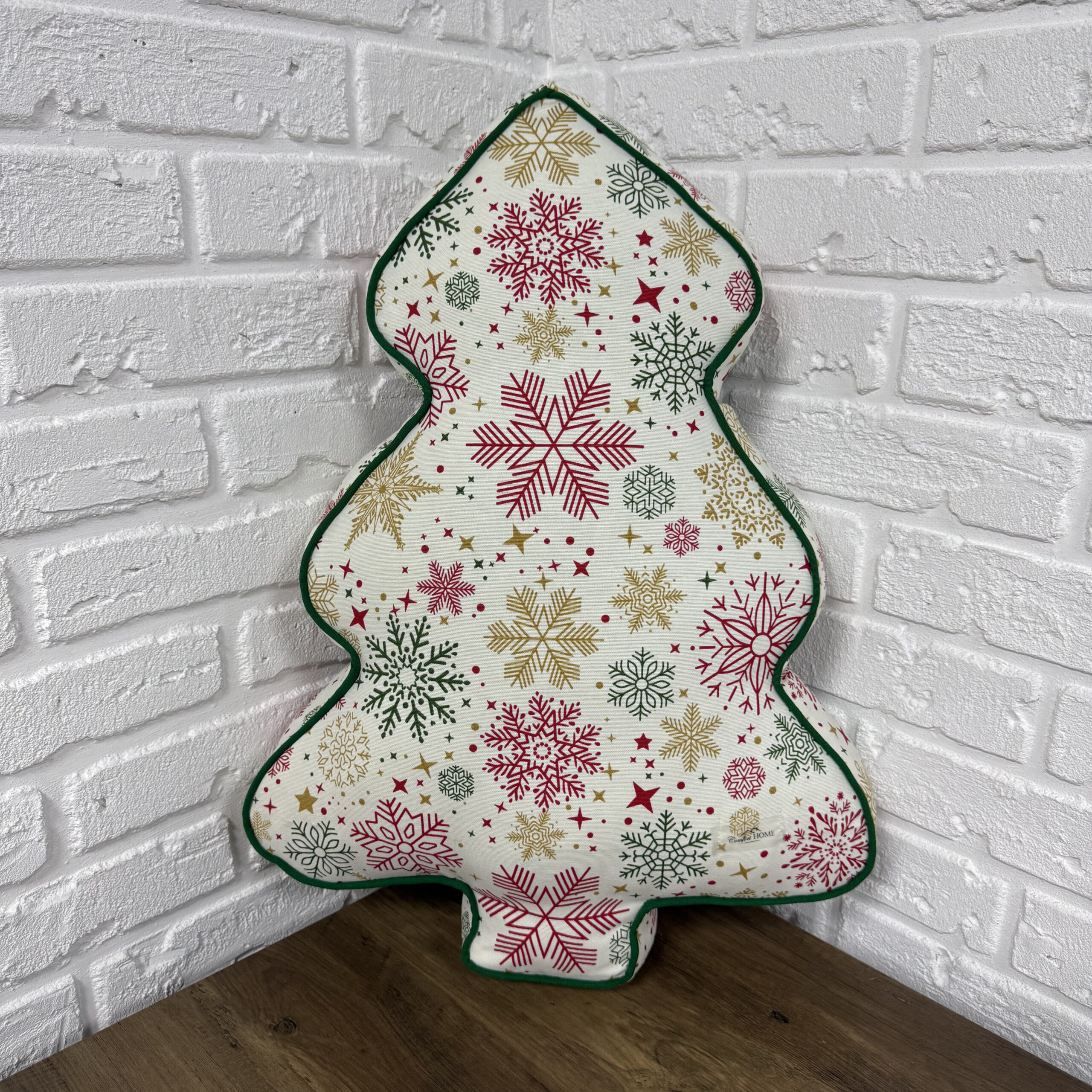 Подушка новорічна ялинка "X-mas Rainbow" 45х60 см