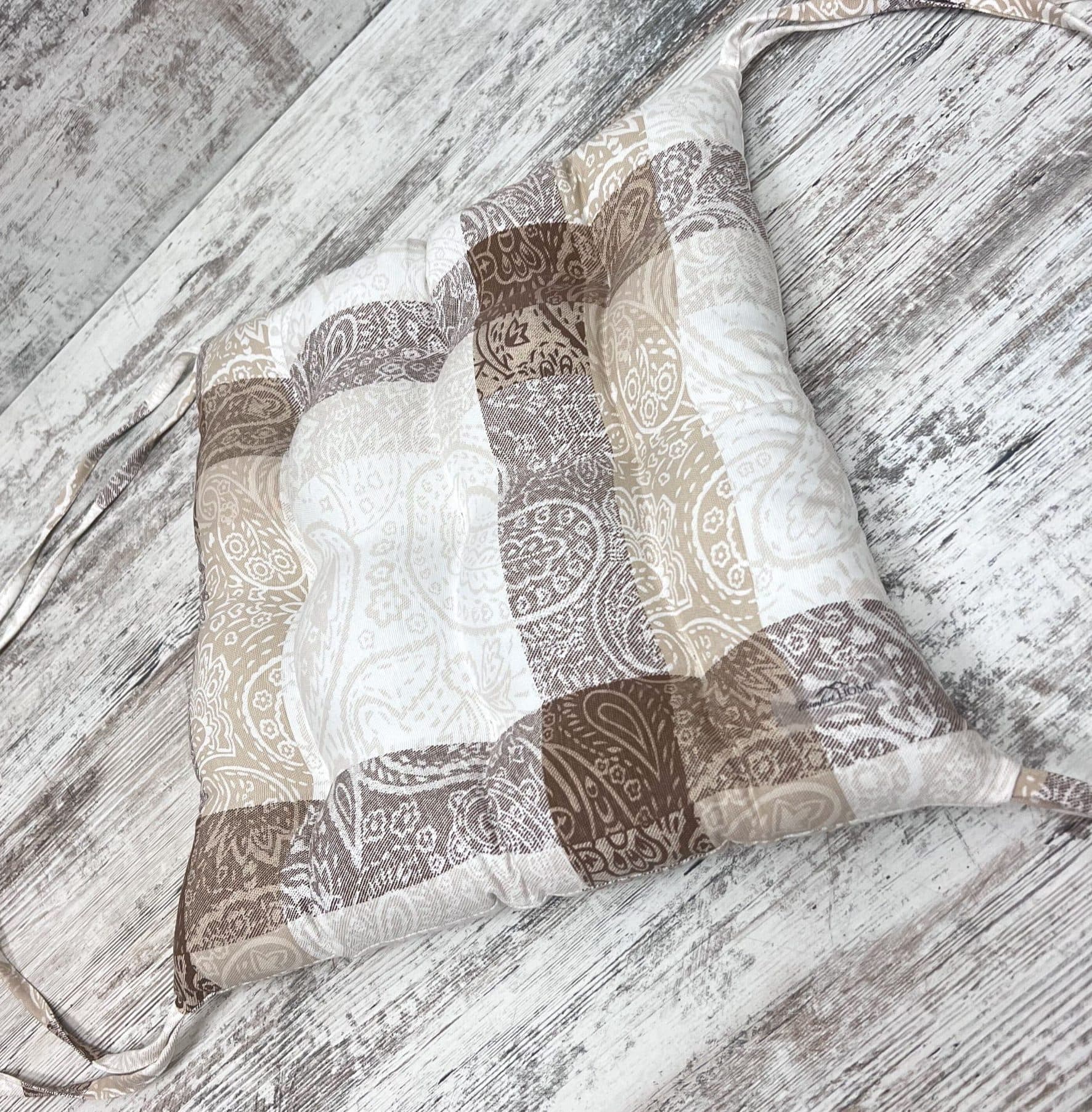Сидіння на стілець/крісло/садові меблі панама “Jacquard” 40х40 см