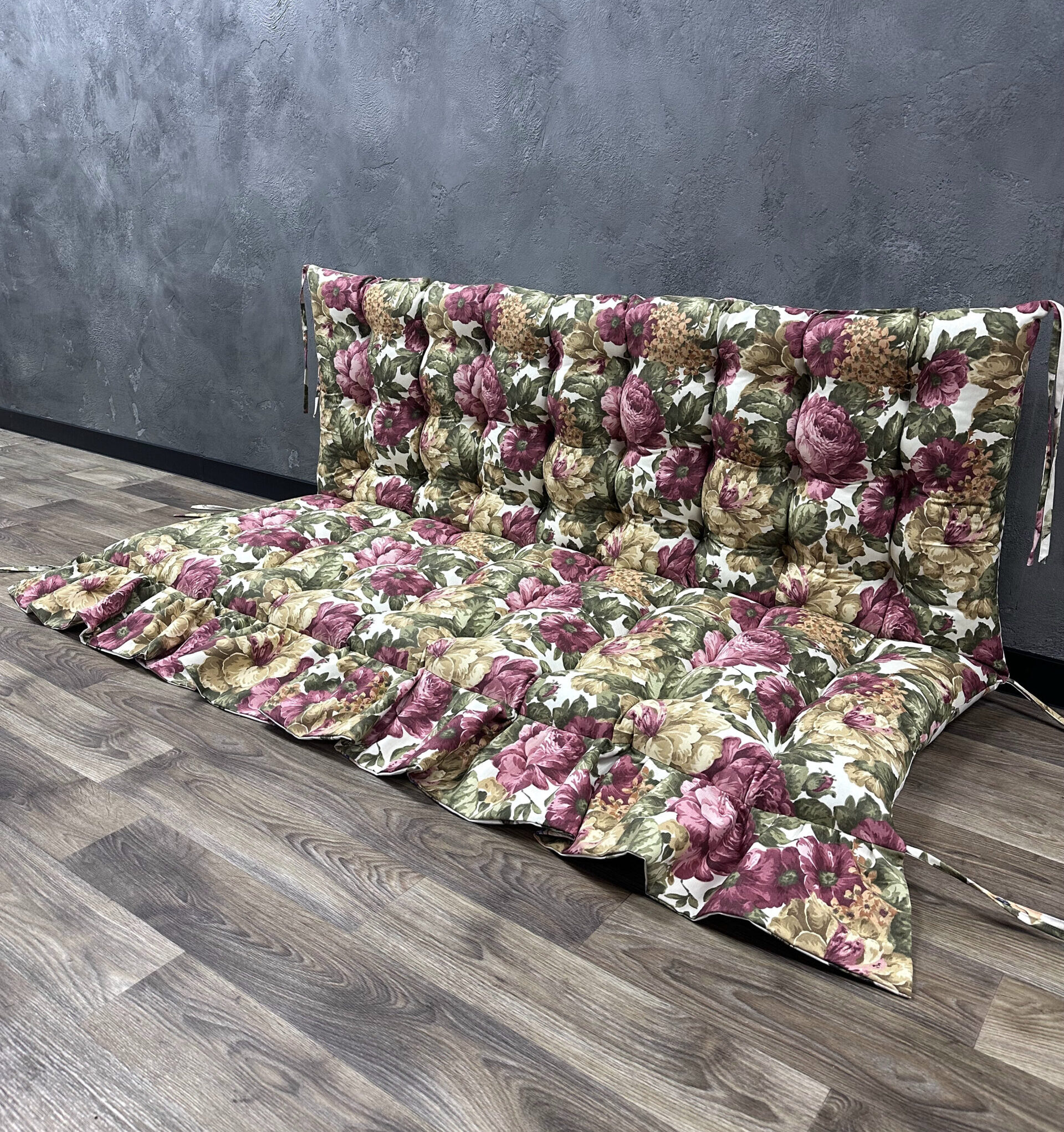 Подушка на піддони/гойдалки/каркаси/садові меблі панама “Autumn flowers”