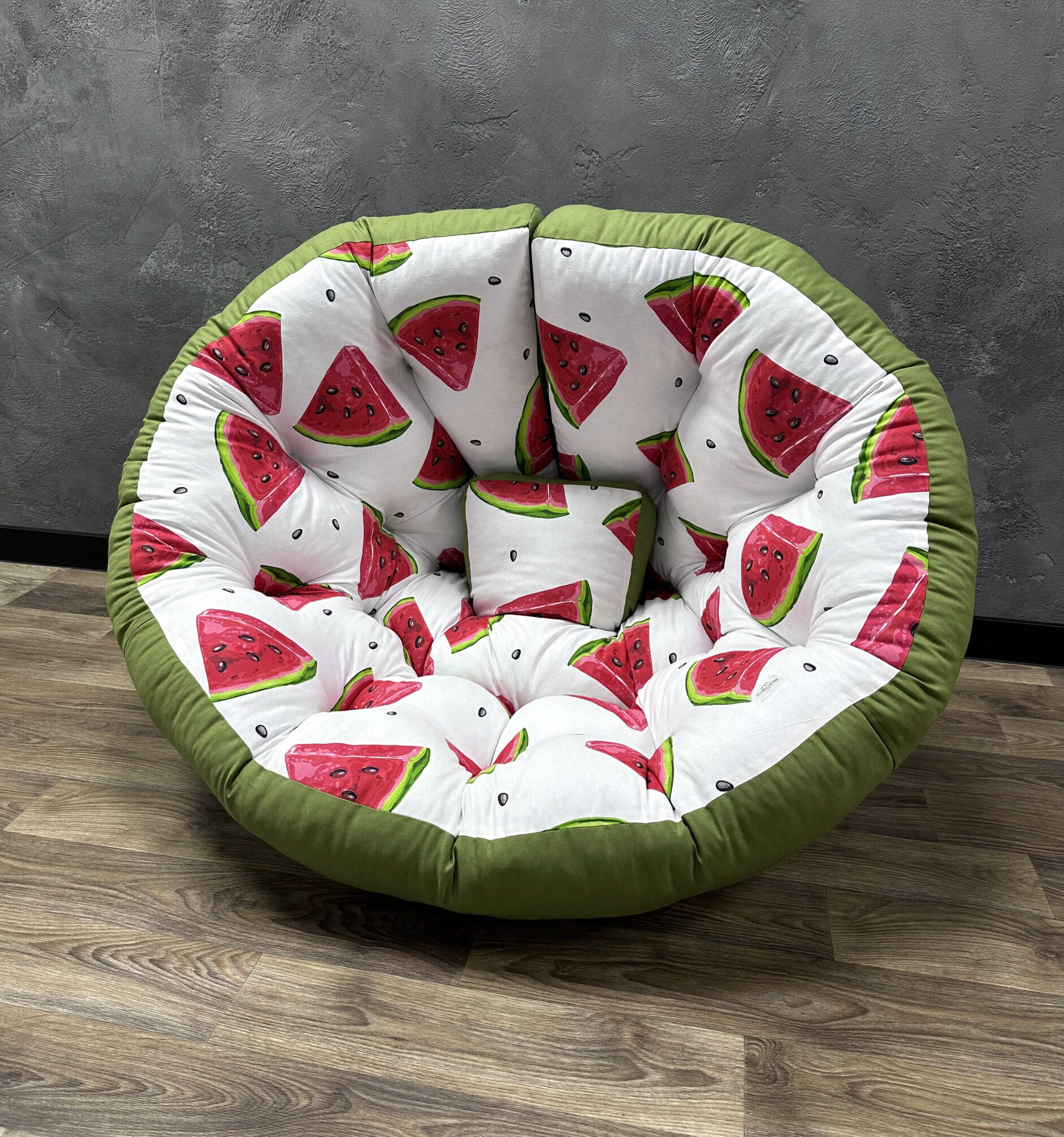 Безкаркасне крісло-матрац трансформер панама "Watermelon"