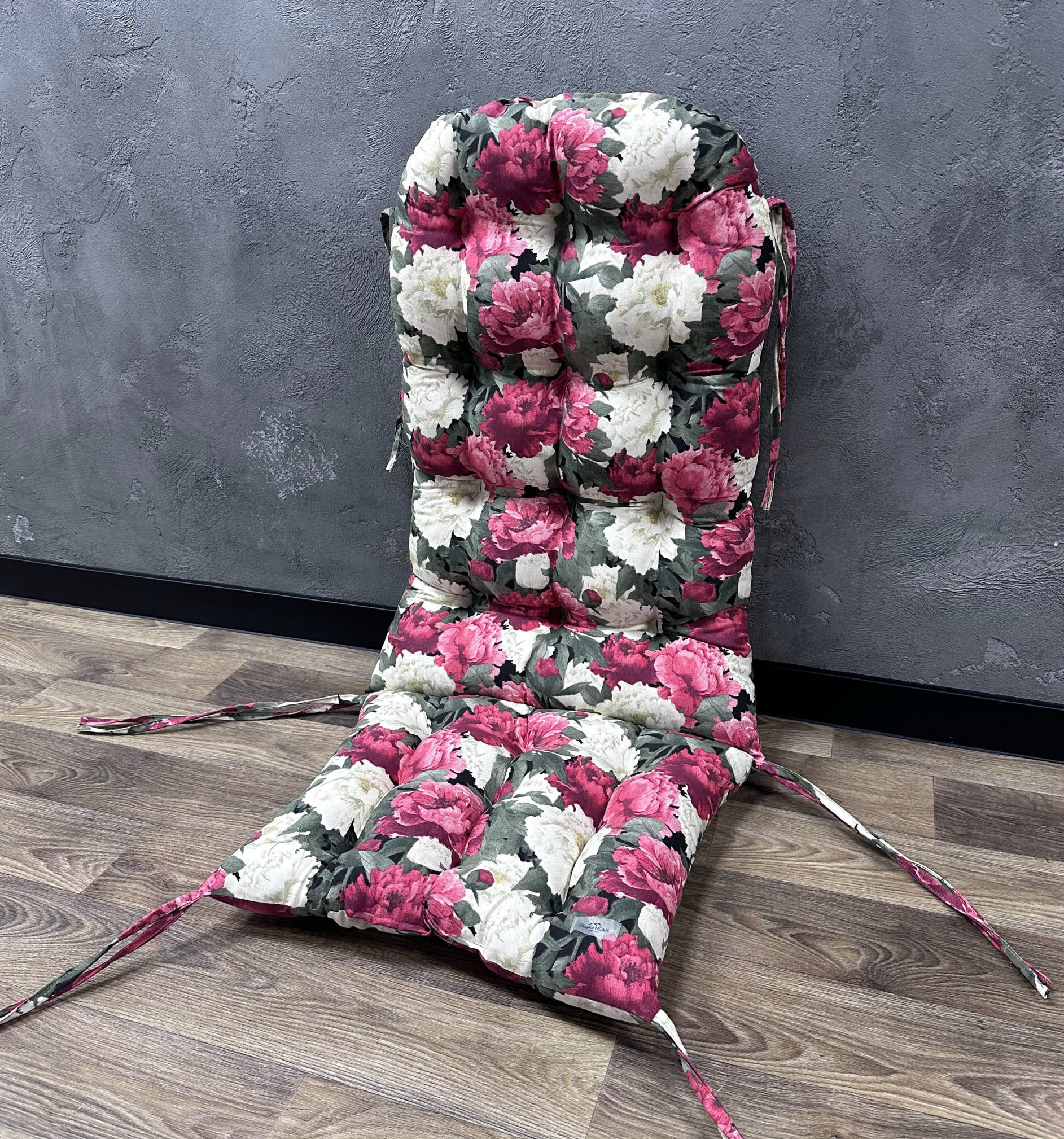 Подушка для крісла-гойдалки панама "Ashen flowers"