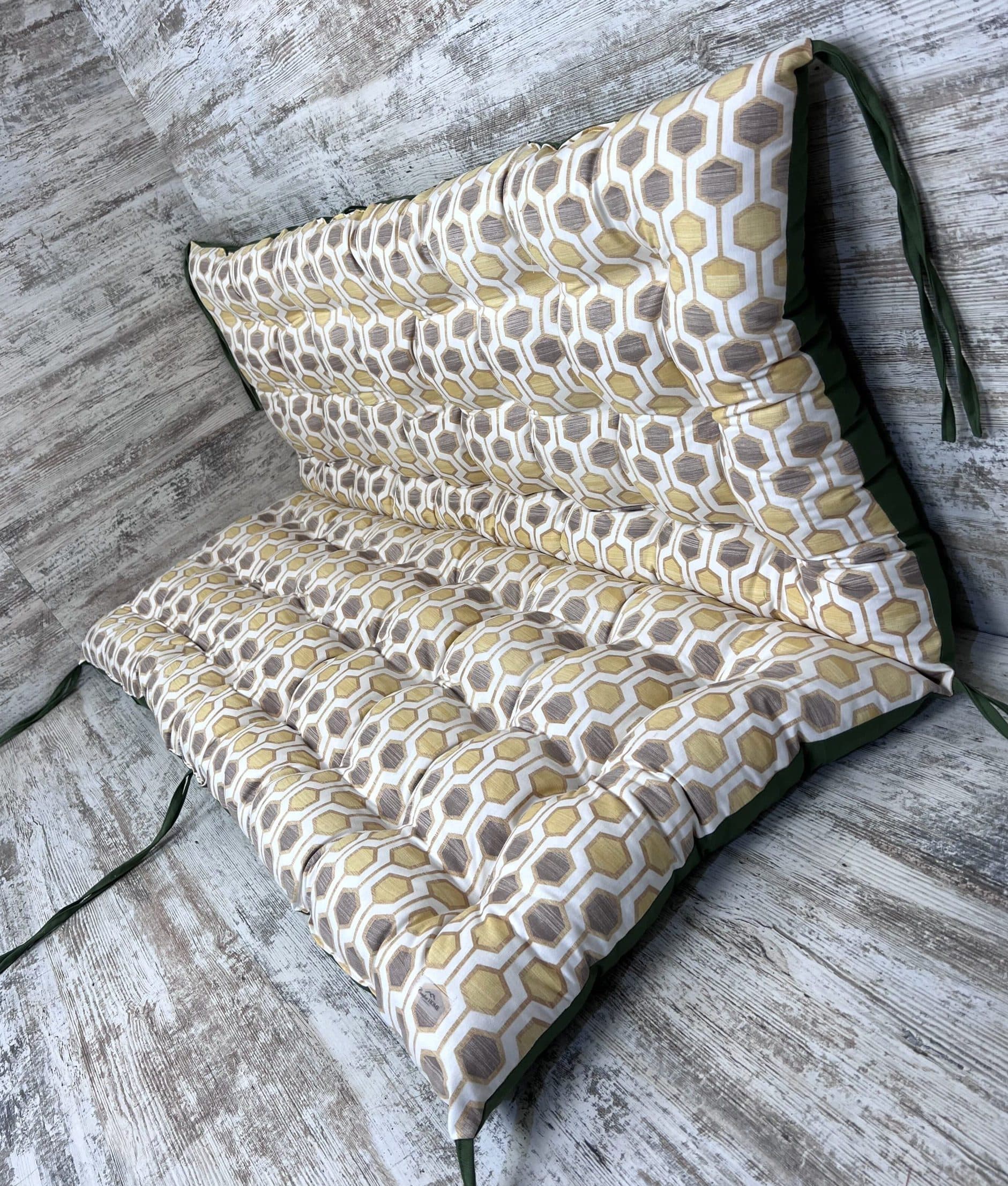 Подушка на піддони/гойдалки/каркаси/садові меблі панама “Honeycomb”