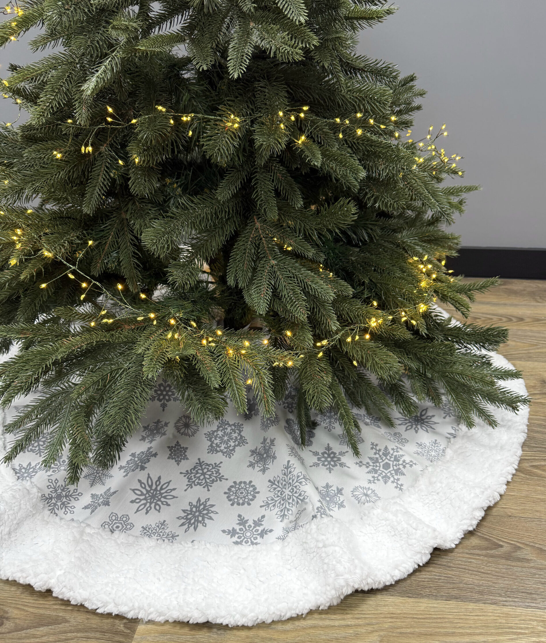 Спідниця під ялинку "X-mas Silver Snowflakes" - Зображення 2