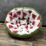 Безкаркасне крісло-матрац трансформер панама "Watermelon"
