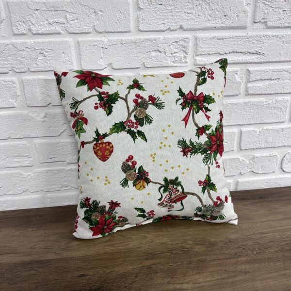Подушка новорічна "X-mas Rowan Branches" 40х40 см