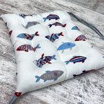 Сидіння на стілець/крісло/садові меблі панама "Small fish" 40х40 см