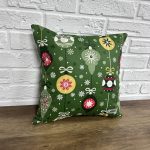 Подушка новорічна "X-mas Green Toys" 40х40 см