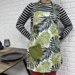 Фартух кухонний водовідштовхувальний (з тефлоновим покриттям) "Tropical leaves"