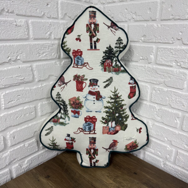 Подушка новорічна ялинка "X-mas Nutcracker" 45х60 см