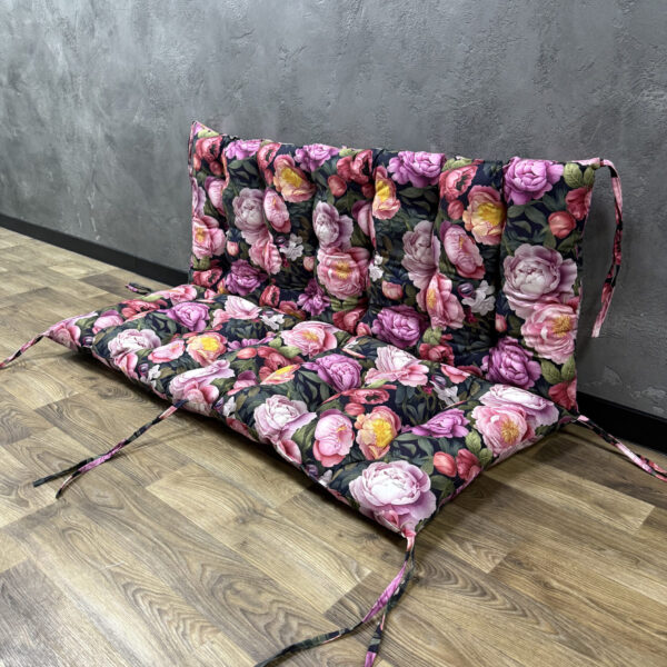 Подушка на піддони/гойдалки/каркаси/садові меблі панама “Peony paradise”