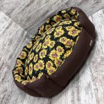 Лежак для котів та собак панама модель 1 “Sunflowers”