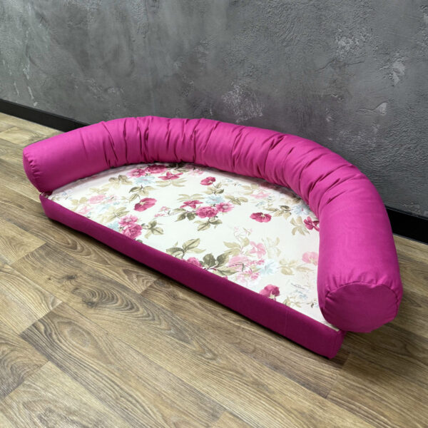 Лежак для котів та собак панама модель 6 “Tea rose”