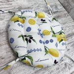 Сидіння на стілець/крісло/садові меблі панама “Lemon” Ø40 см