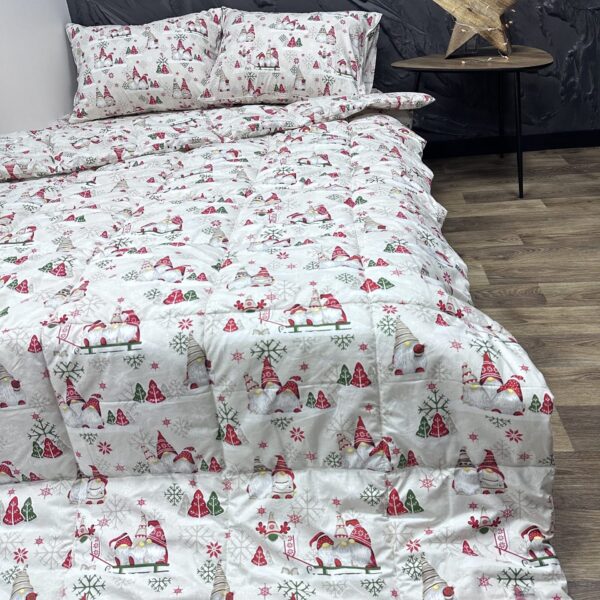 Комплект постільної білизни новорічний демісезонний "X-mas Gnomes"