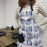 Фартух кухонний водовідштовхувальний (з тефлоновим покриттям) "Ethno fish"