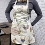 Фартух кухонний водовідштовхувальний (з тефлоновим покриттям) "Chickens"