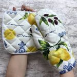 Набір кухонний рукавичка та прихватка панама “Lemon”