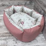 Лежак для котів та собак панама модель 1 “Hydrangea”