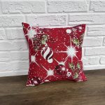Подушка новорічна "X-mas Red Toys" 40х40 см