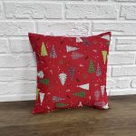 Подушка новорічна "X-mas Red" 40х40 см