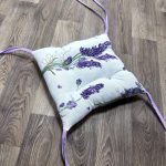 Сидіння на стілець/крісло/садові меблі панама “Lavender” 40х40 см