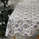 Скатертина водовідштовхувальна (з тефлоновим покриттям) “Oriental flowers”