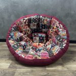 Безкаркасне крісло-матрац трансформер панама "Patchwork"