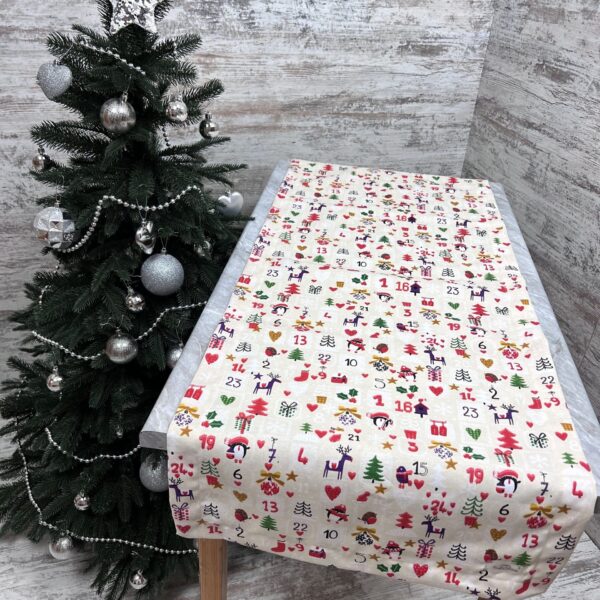 Доріжка на стіл (раннер) новорічна "X-mas Collage"