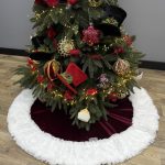 Спідниця під ялинку велюрова "X-mas"