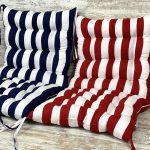 Подушка на підвіконня/каркаси/піддони/садові меблі панама “Stripe”
