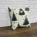 Подушка новорічна "X-mas Big Trees" 40х40 см