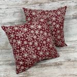 Подушка новорічна "X-mas Mini Snowflakes" 40х40 см