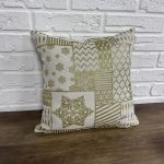 Подушка новорічна "X-mas Golden Collage New" 40х40 см