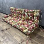 Подушка з бортами на піддони/гойдалки/каркаси/садові меблі панама “Autumn flowers”