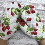 Набір кухонний рукавичка та прихватка панама “Strawberry”