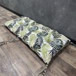 Подушка на підвіконня/каркаси/піддони/садові меблі панама “Tropical leaves”