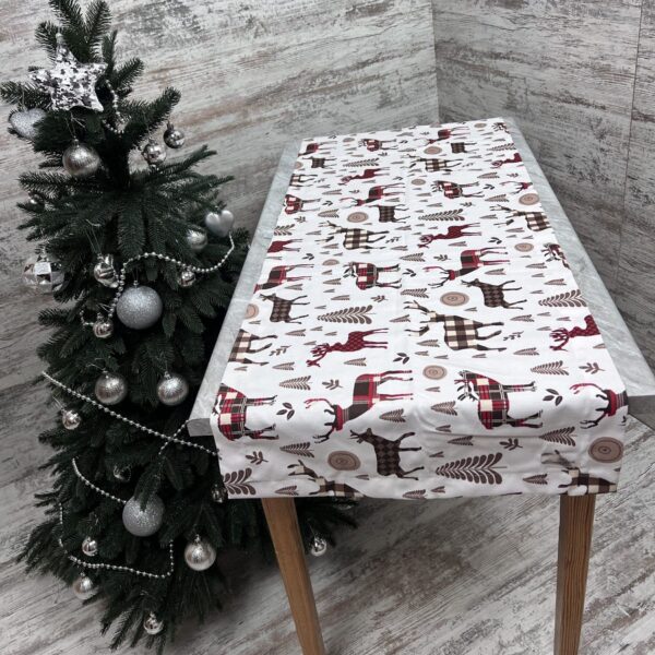 Доріжка на стіл (раннер) новорічна "X-mas Red Deer"