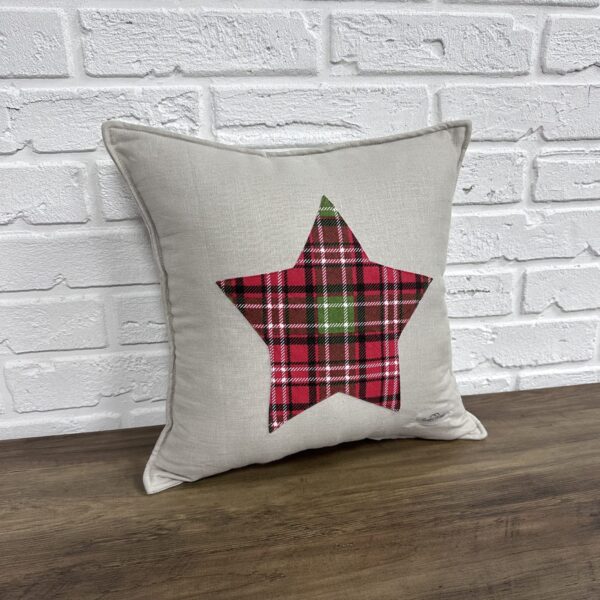 Подушка новорічна "X-mas Sackcloth Star"