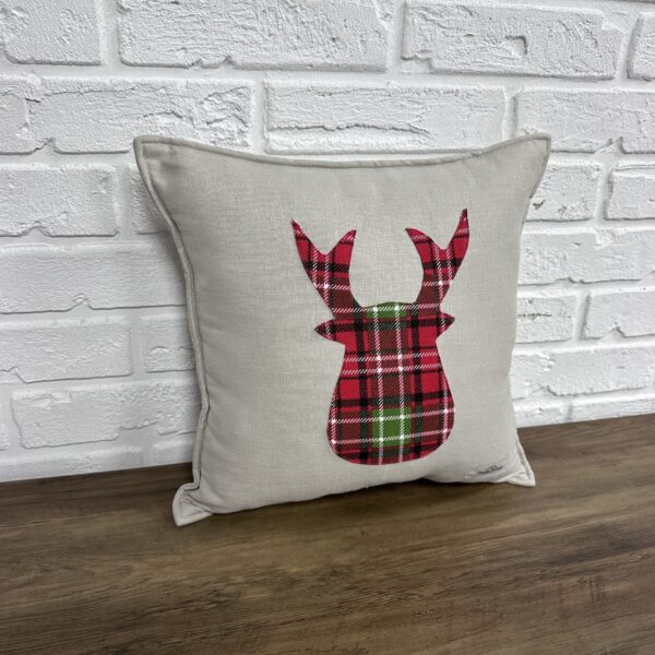 Подушка новорічна "X-mas Sackcloth Deer"