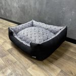 Лежак для котів та собак панама модель 2 “Rope grey”