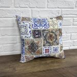 Подушка панама "Spanish tiles" 40х40 см