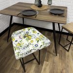 Сидіння на табурет/стілець/садові меблі панама “Lemon” 40х40 см