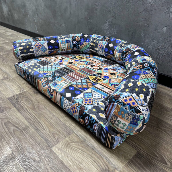 Лежак для котів та собак панама модель 6 “Patchwork”