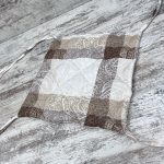Накладка на стілець/крісло панама "Jacquard" 40х40 см