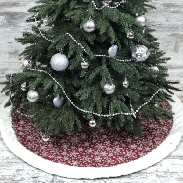 Спідниця під ялинку "X-mas Mini Snowflakes"