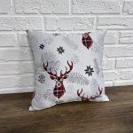 Подушка новорічна "X-mas Deer" 40х40 см