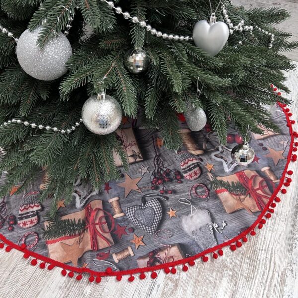 Спідниця під ялинку "X-mas Collage Retro"
