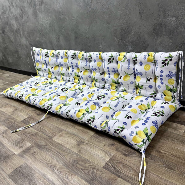 Подушка на піддони/гойдалки/каркаси/садові меблі панама “Lemon”