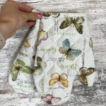 Набір кухонний рукавичка та прихватка панама “Butterflies”