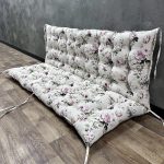 Подушка на піддони/гойдалки/каркаси/садові меблі панама “Peonies”